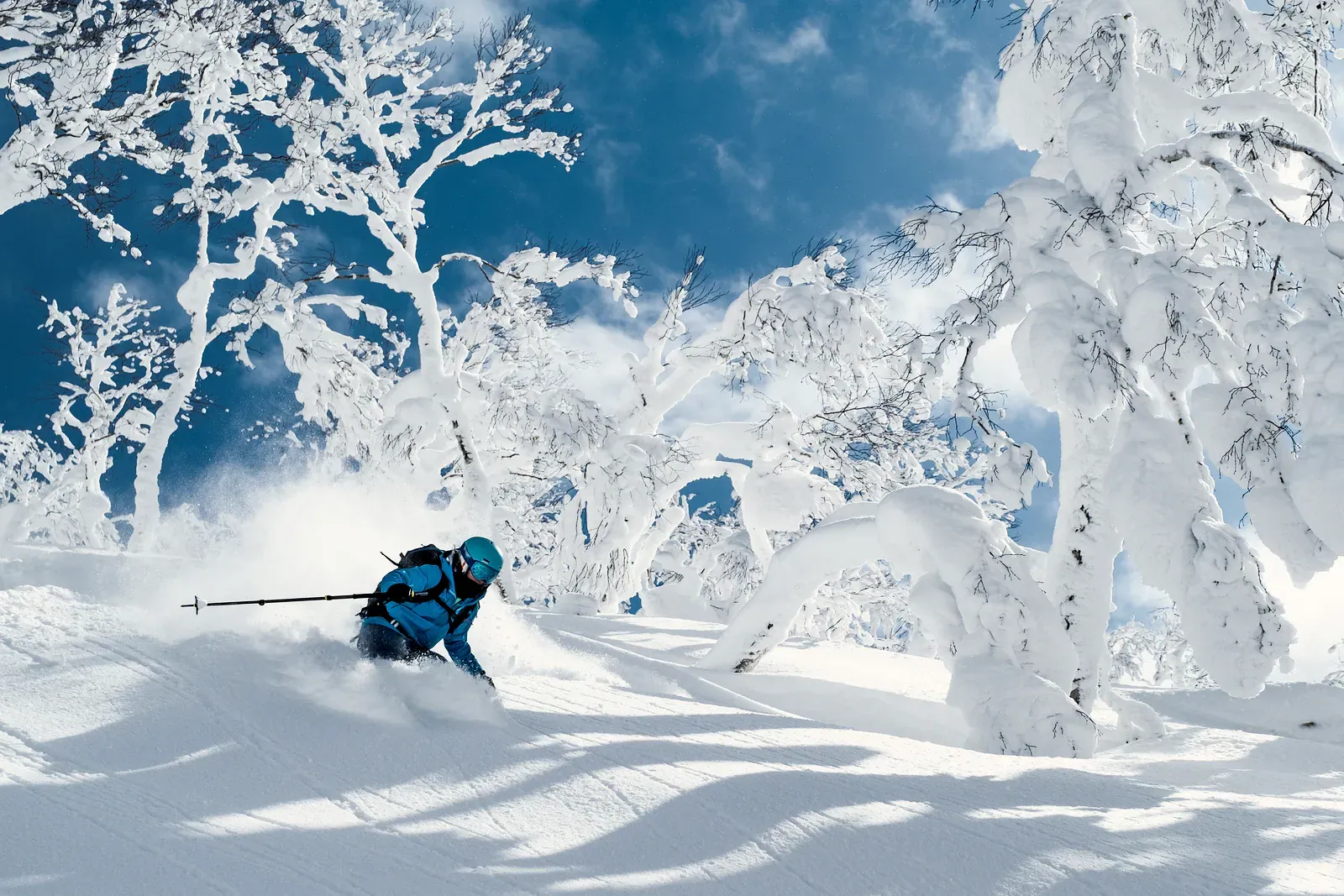 Ski touring terrain in Japan