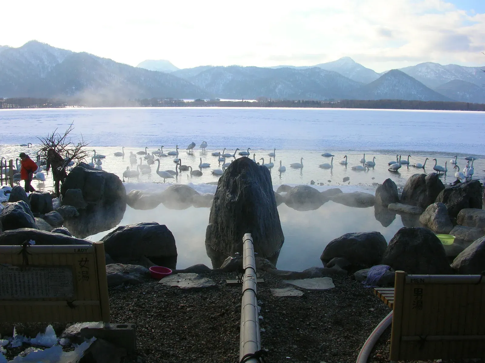 Kotan outdoor bath in Hokkaido