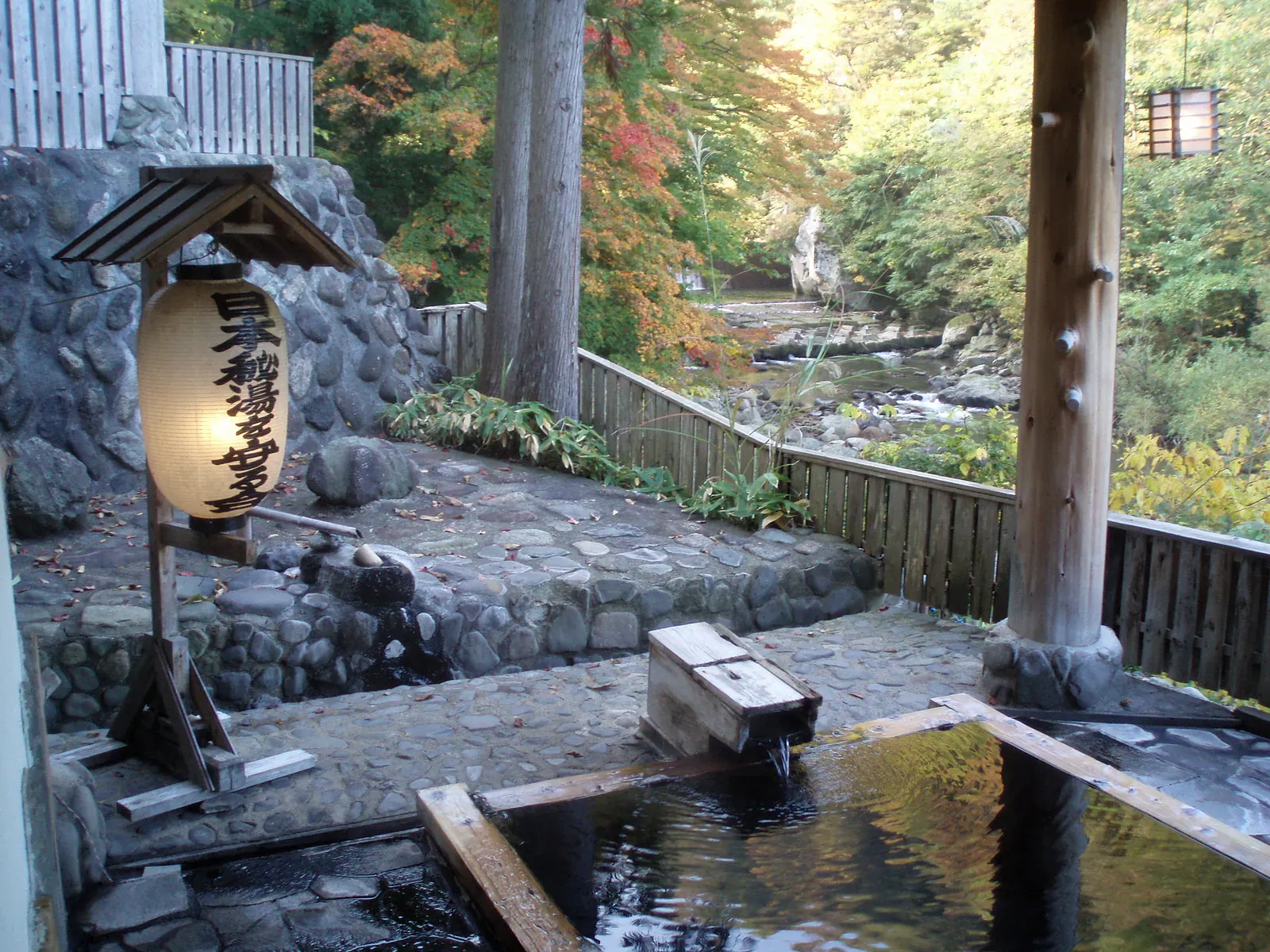 Takanoyu Onsen rotenburo in Akita