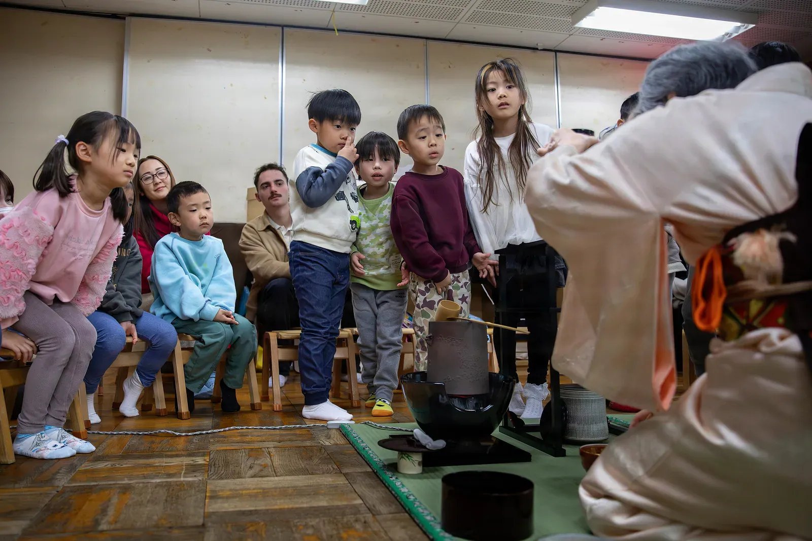 Matcha tea ceremony demonstration