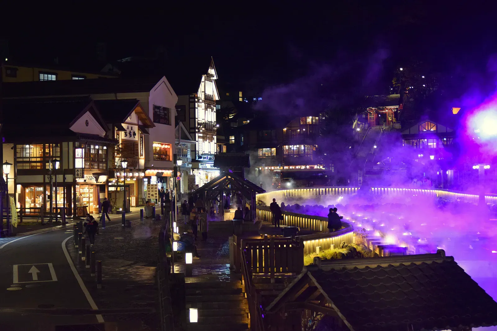 Kusatsu Onsen streets in November