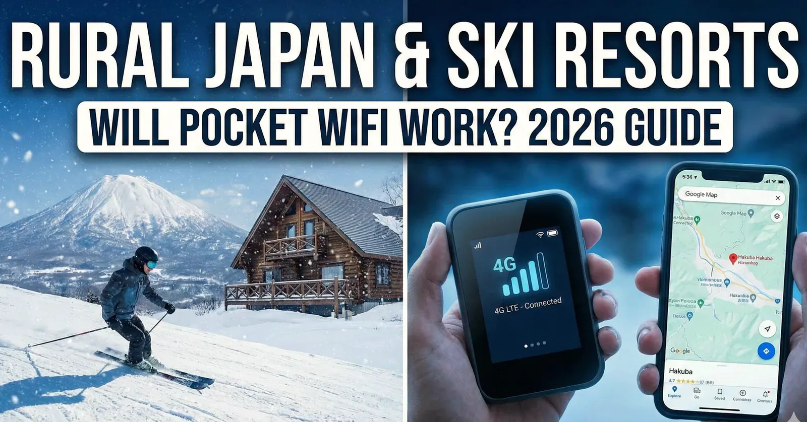 Portable pocket wifi router with cables resting in its carry case