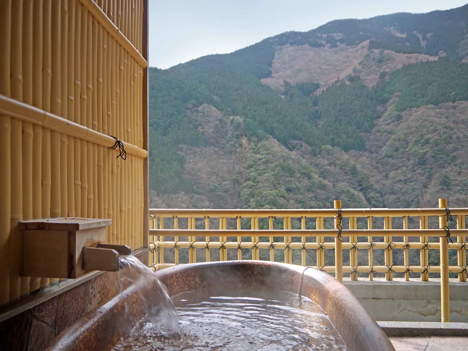 Ryokan with a private onsen bath