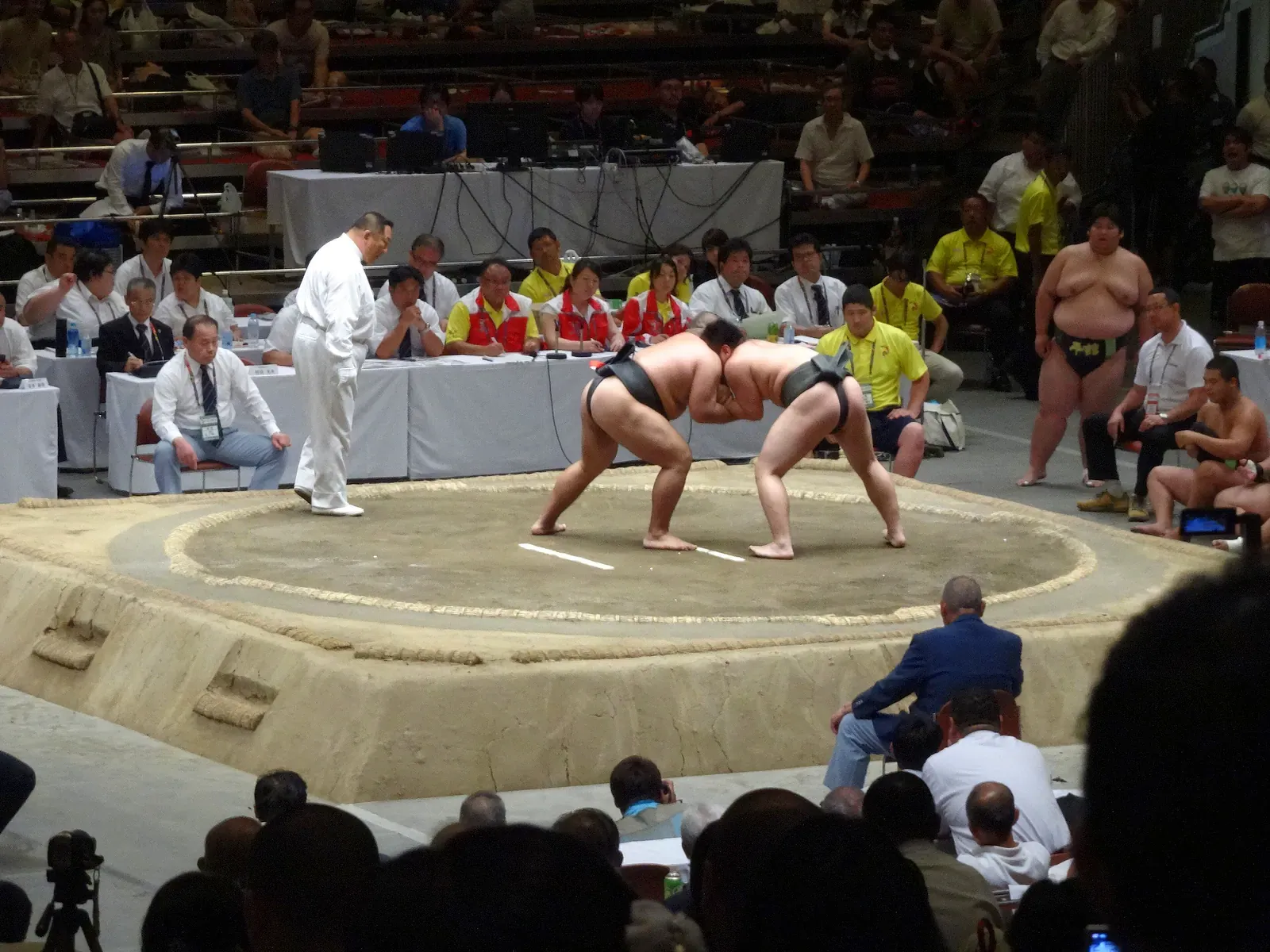 Sumo ring at the National Sumo Hall in Tokyo