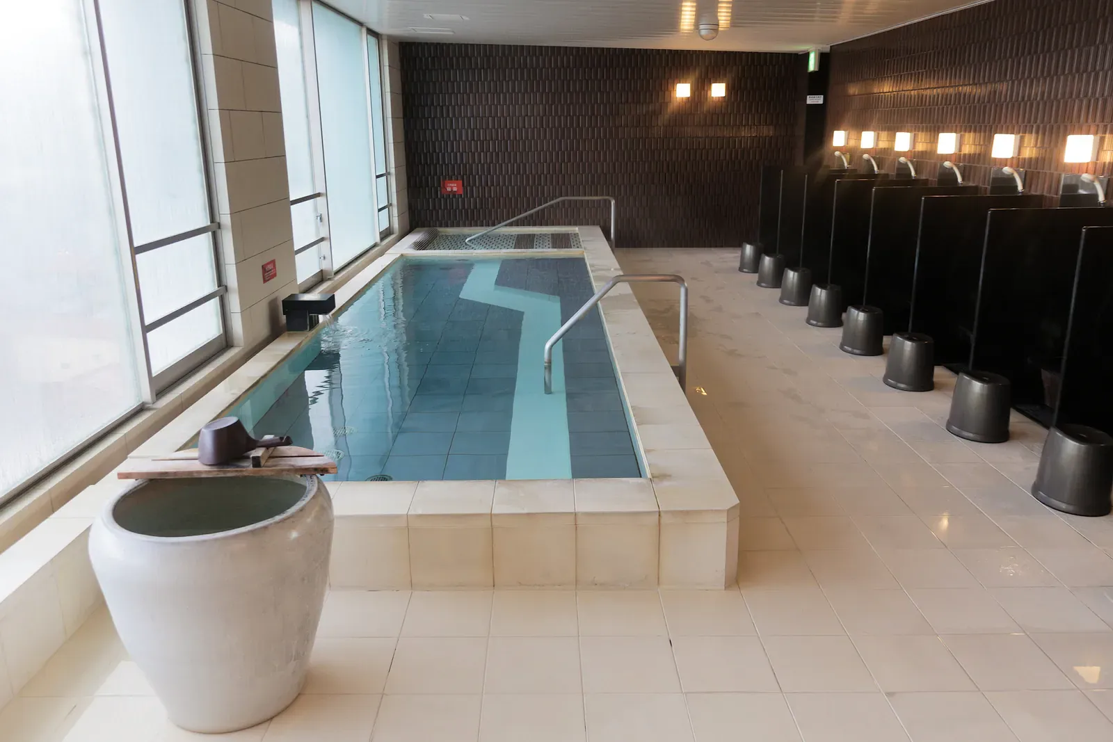Modern sento bath in Takayama