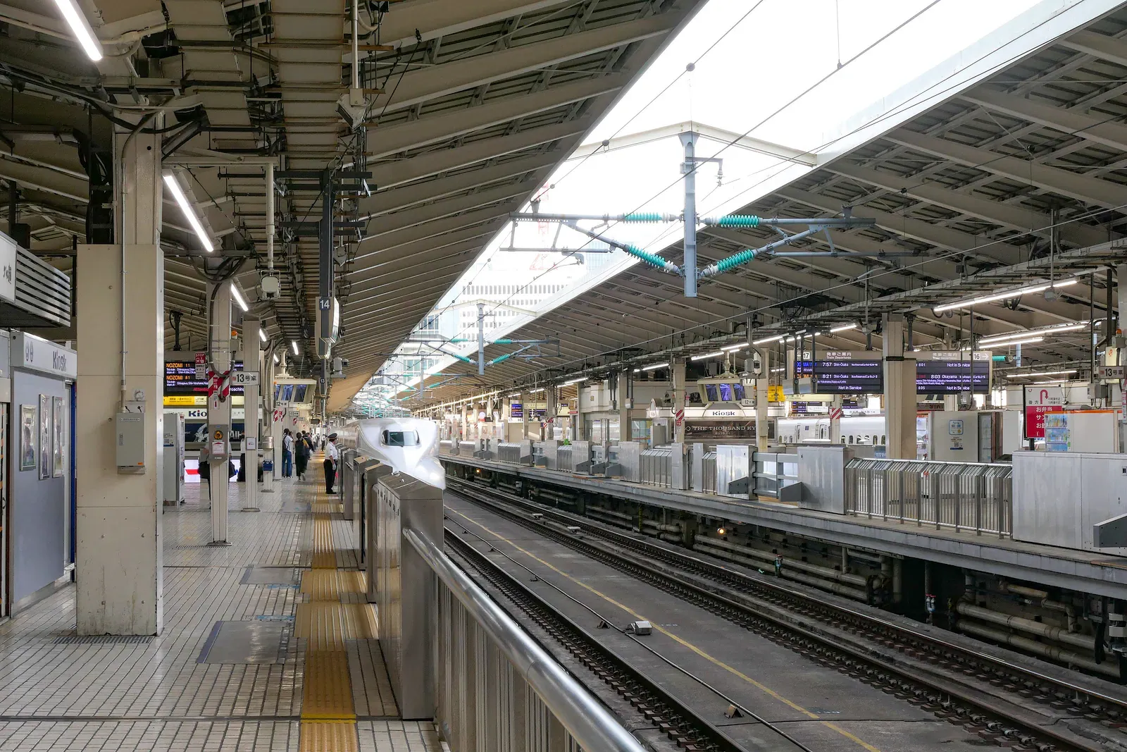 Tokaido Shinkansen platform at Tokyo Station